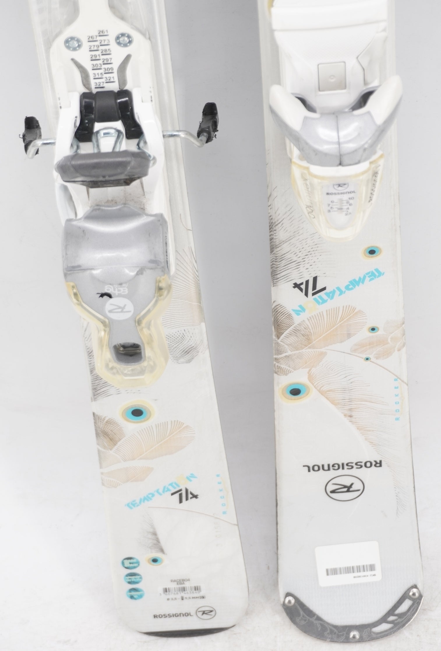 Rossignol Temptation 74 Women's Demo Skis with Bindings - 136 cm Used