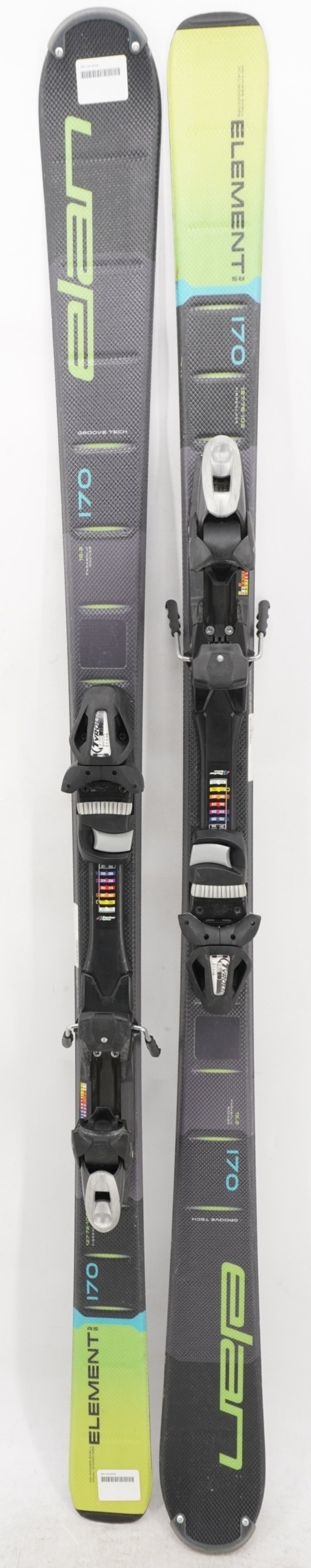Elan Element Adult Skis with Bindings - 170 cm Used
