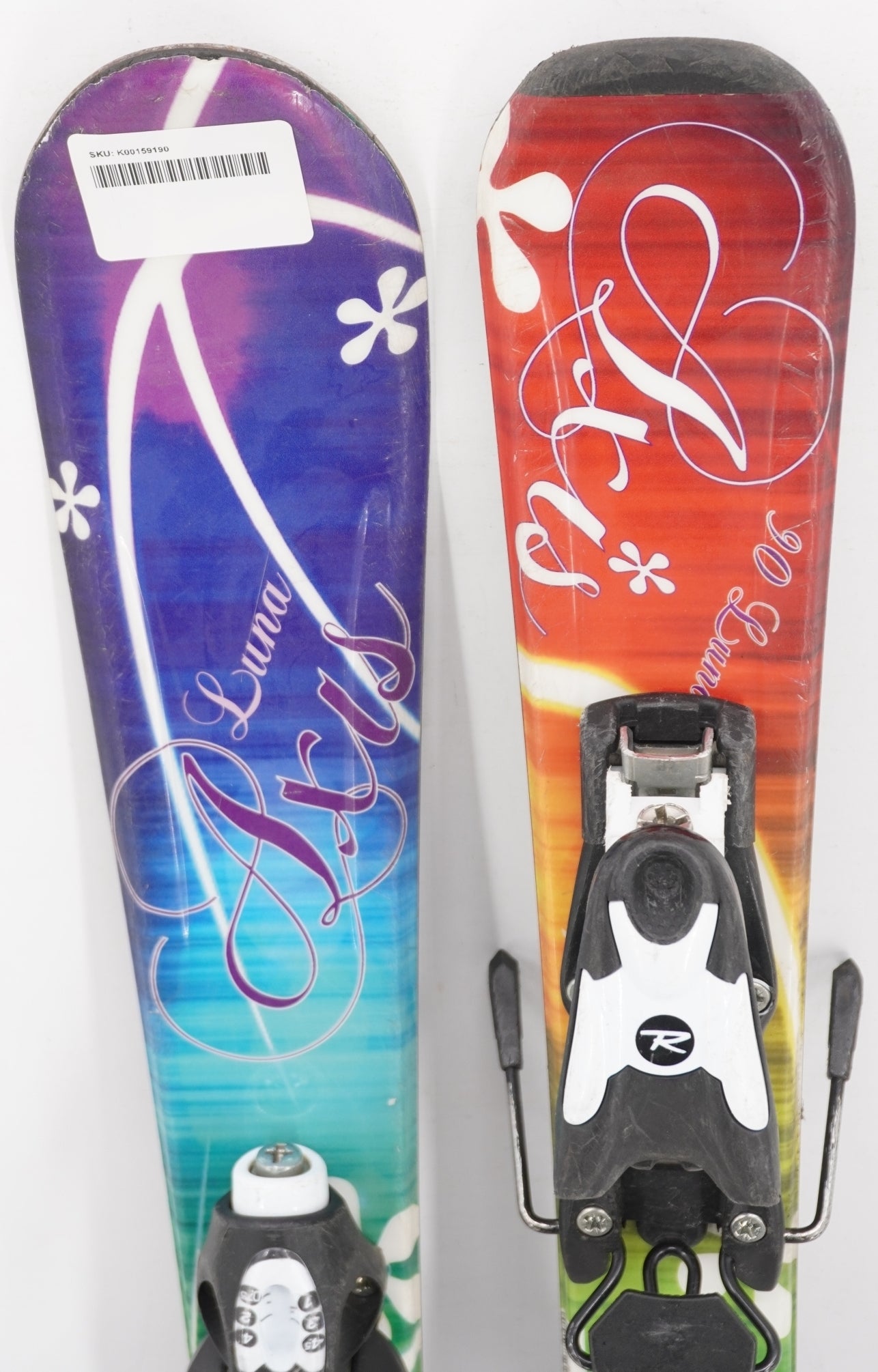 Axis Luna Kids Skis with Bindings - 90 cm Used