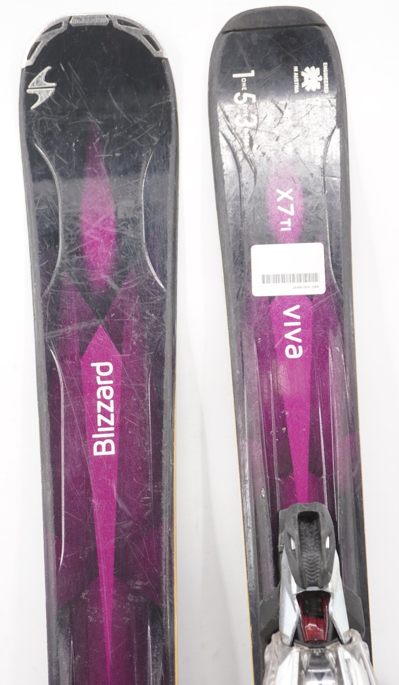 Blizzard Viva X7 TI Women's Demo Skis with Bindings - 153 cm Used