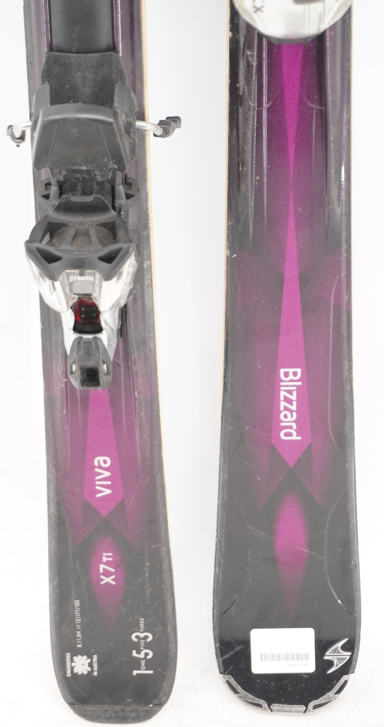 Blizzard Viva X7 TI Women's Demo Skis with Bindings - 153 cm Used