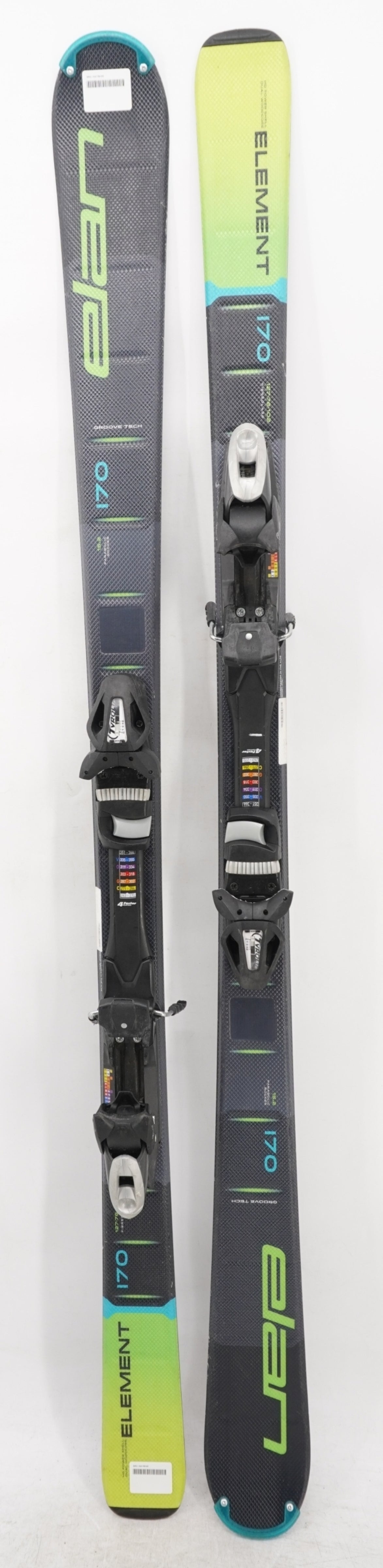 Elan Element Adult Skis with Bindings - 170 cm Used