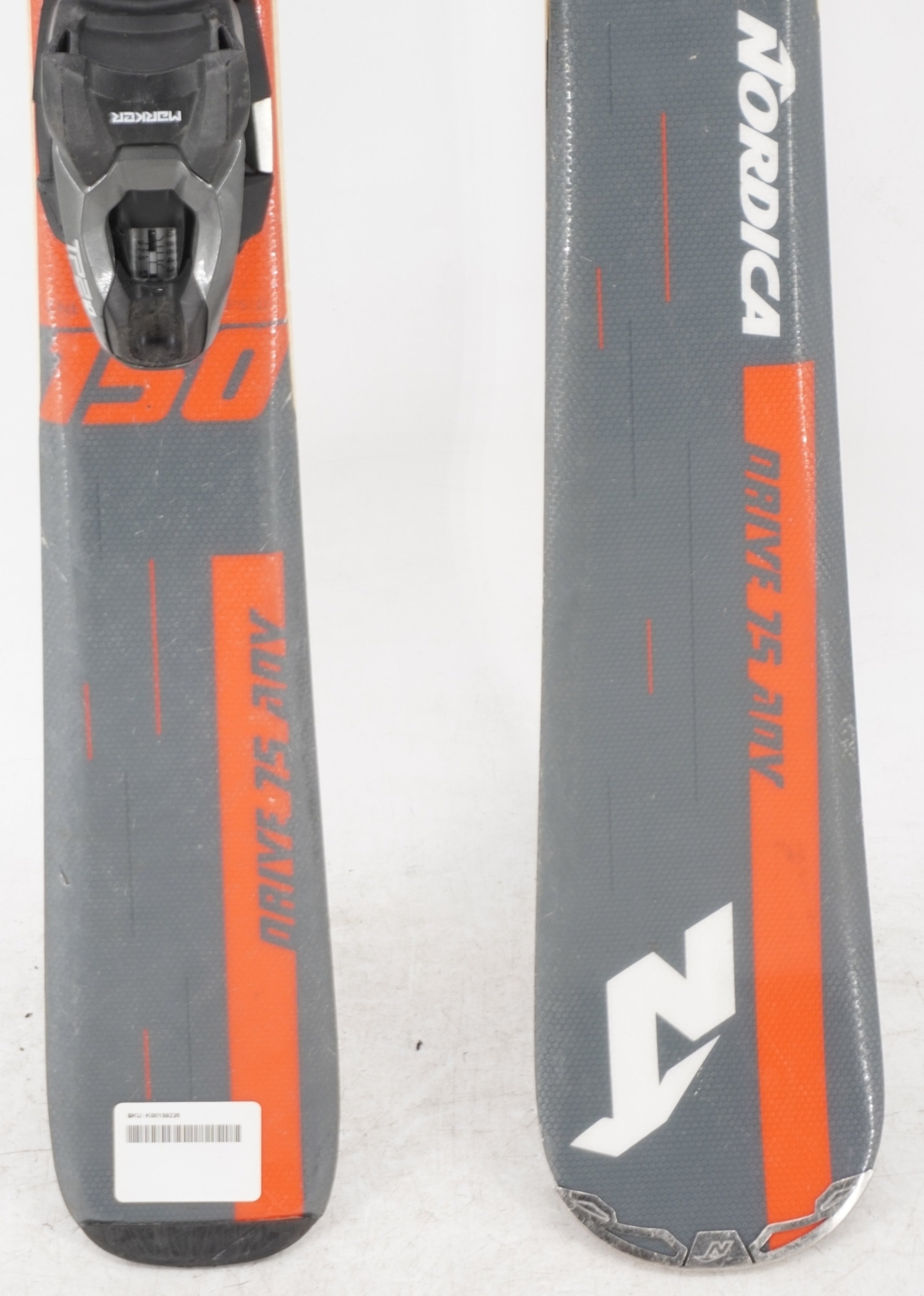 Nordica Drive 75 ADV Adult Demo Skis with Bindings - 150 cm Used