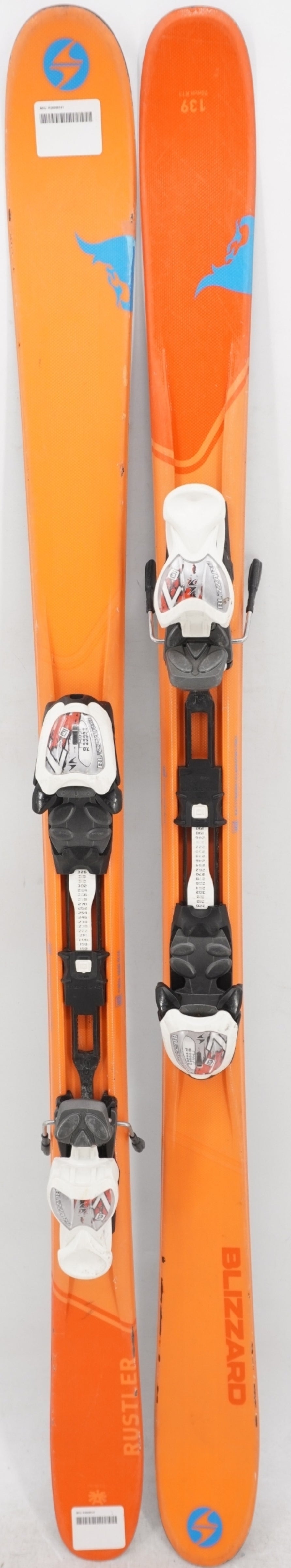Blizzard Rustler Twin Tip Junior Skis with Bindings - 139 cm Used