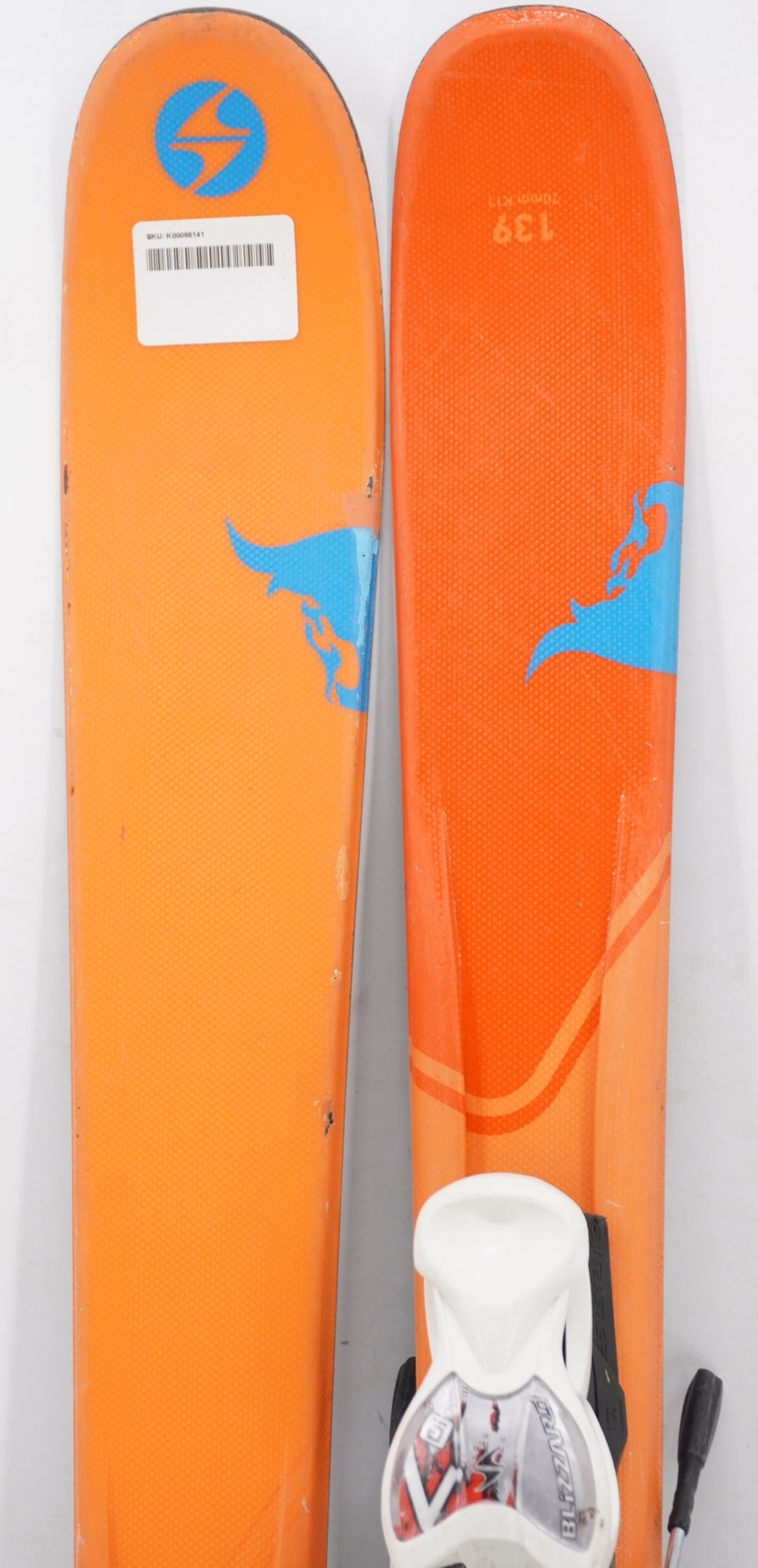 Blizzard Rustler Twin Tip Junior Skis with Bindings - 139 cm Used