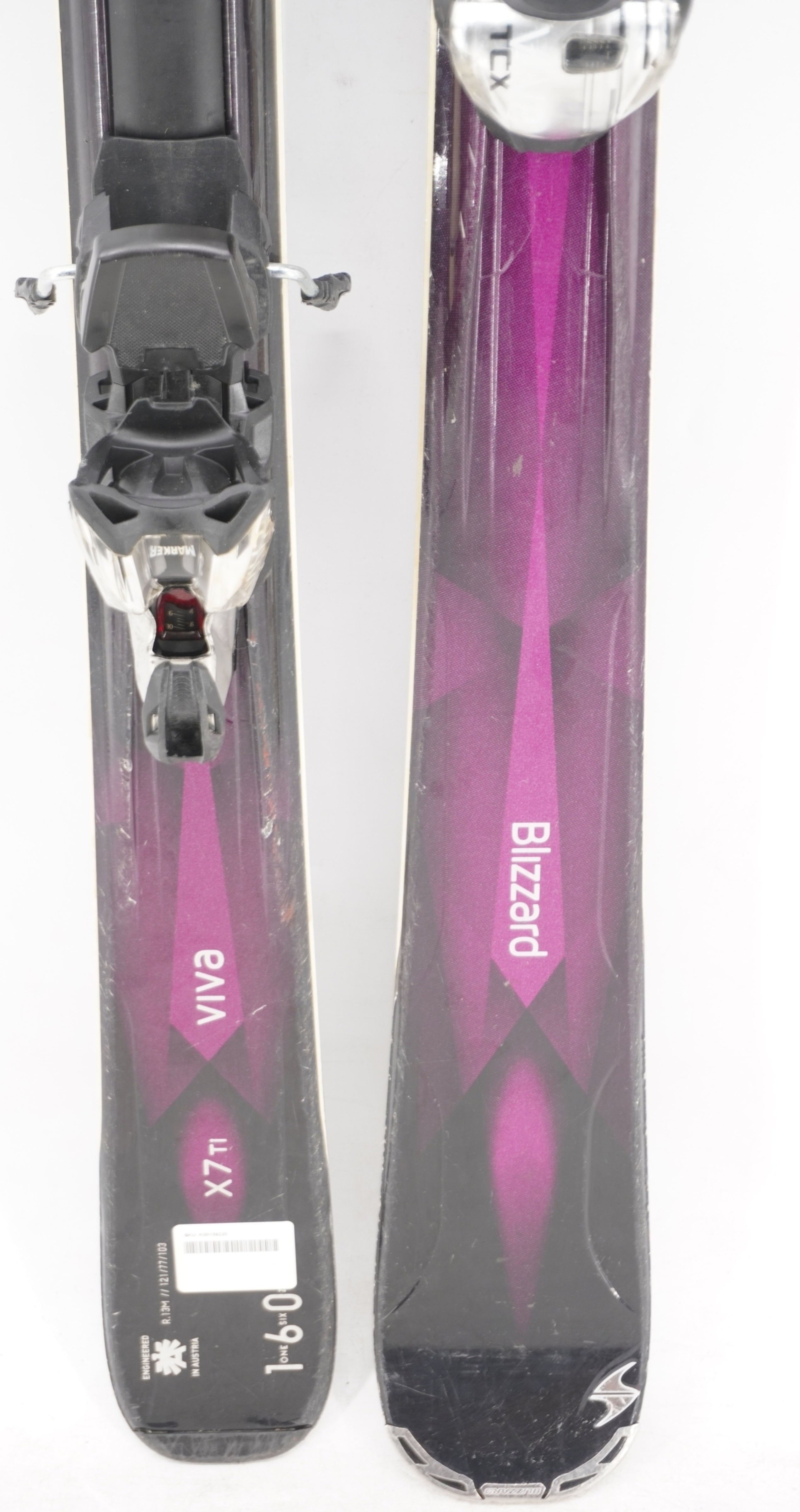Blizzard Viva X7 TI Women's Demo Skis with Bindings - 160 cm Used