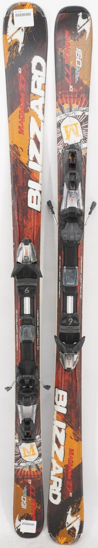 Blizzard Magnum 7.7 IQ Demo Skis with Bindings - 160 cm Used