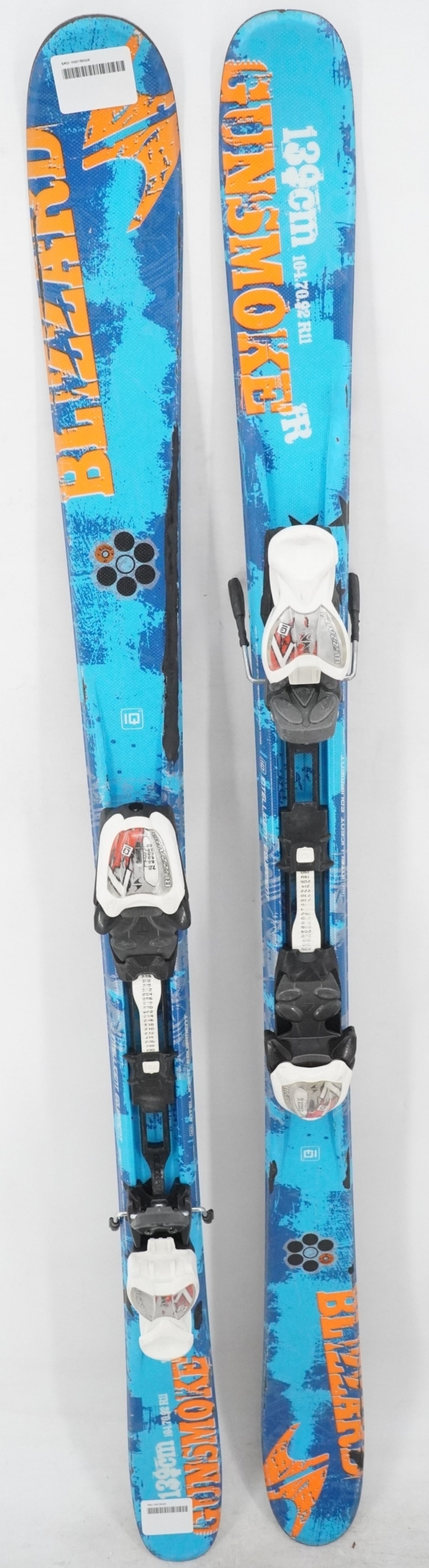 Blizzard Gunsmoke Jr. Twin Tip Skis with Bindings - 139 cm Used