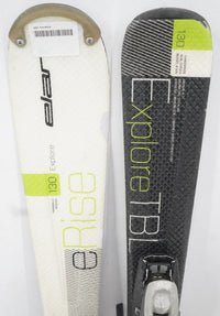 Elan Explore TBL eRise Adult Skis with Bindings - 130 cm Used