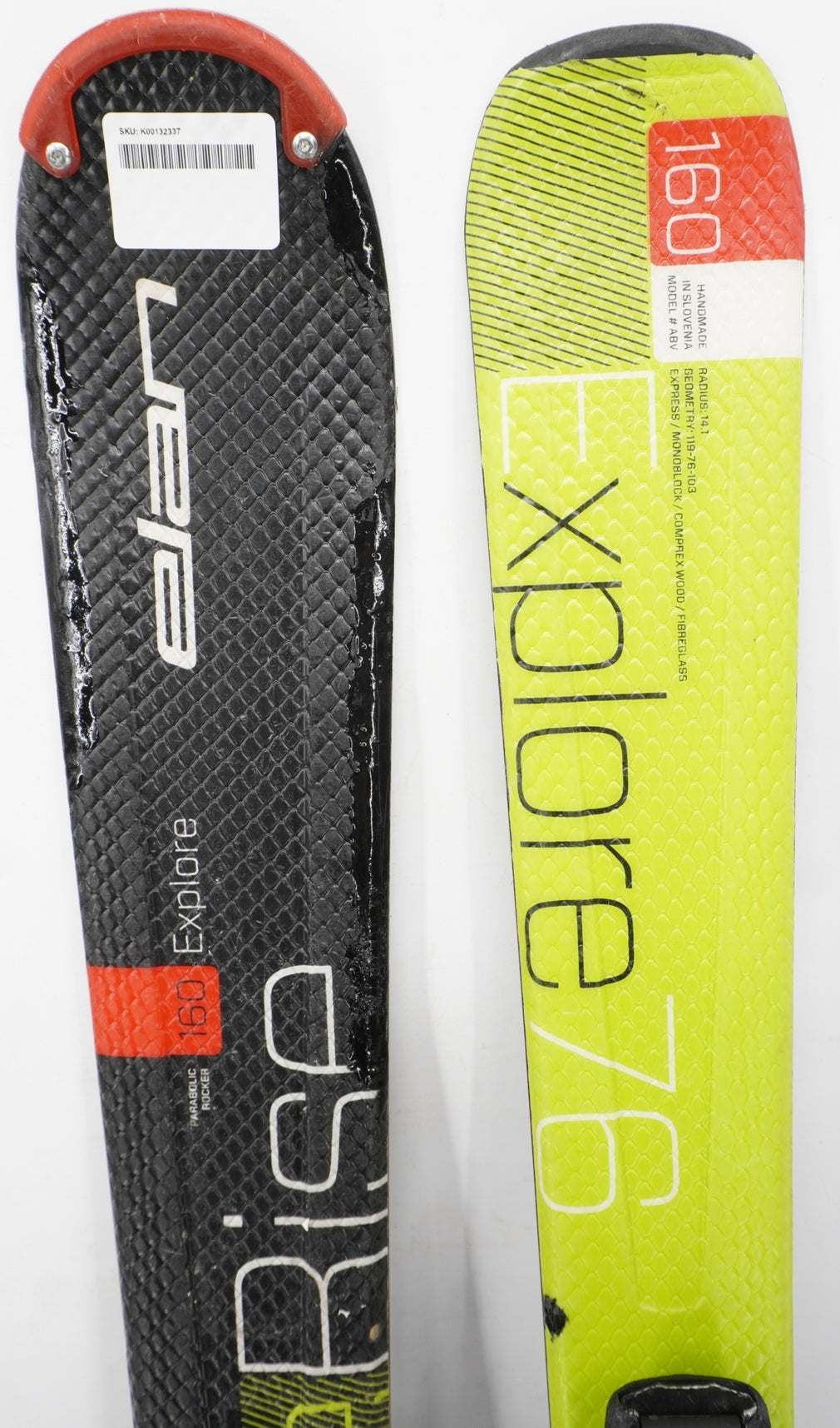 Elan Explore 76 eRise Adult Skis with Bindings - 160 cm Used