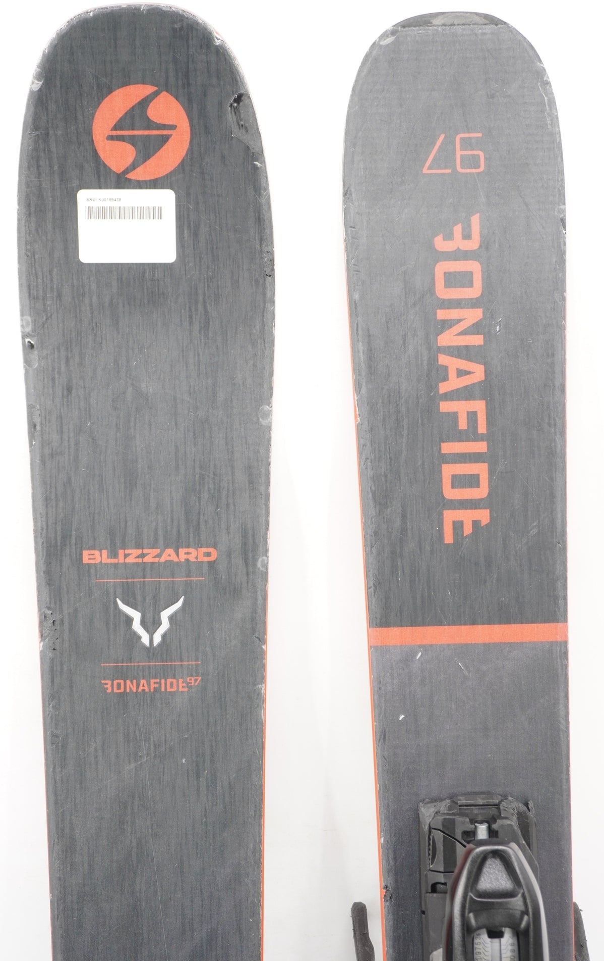 Blizzard Bonafide 97 Adult Demo Skis with Bindings - 165 cm Used