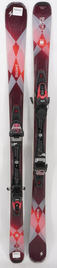 Blizzard Quattro 7.7 Women's Demo Skis with Bindings - 160 cm Used