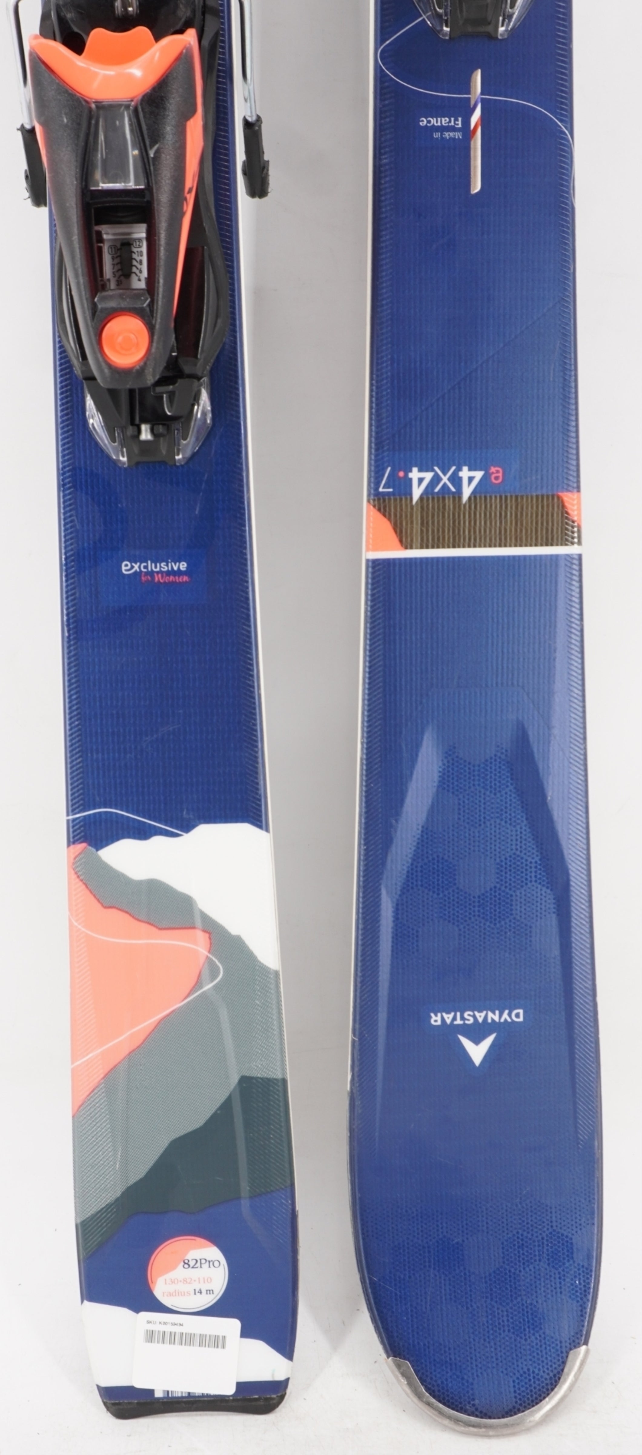 Dynastar Exclusive 4x4.7 82 Pro Women's Demo Skis with Bindings - 171 cm Used