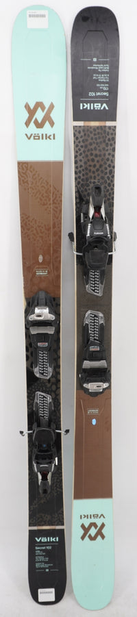 Volkl Secret 102 Women's Demo Skis with Bindings - 170 cm Used