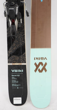 Volkl Secret 102 Women's Demo Skis with Bindings - 170 cm Used