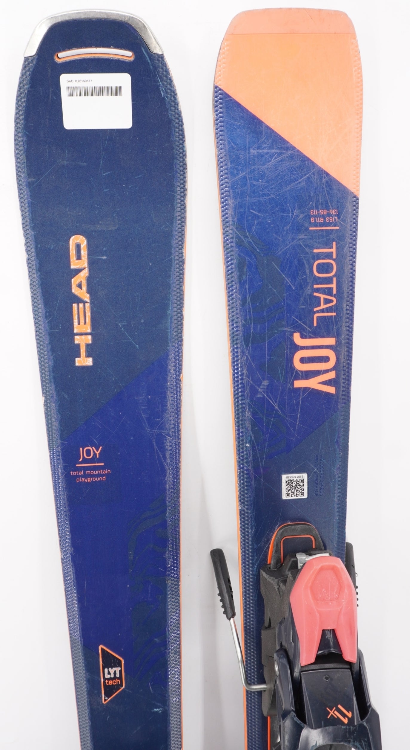Head Total Joy Women's Demo Skis with Bindings - 153 cm Used