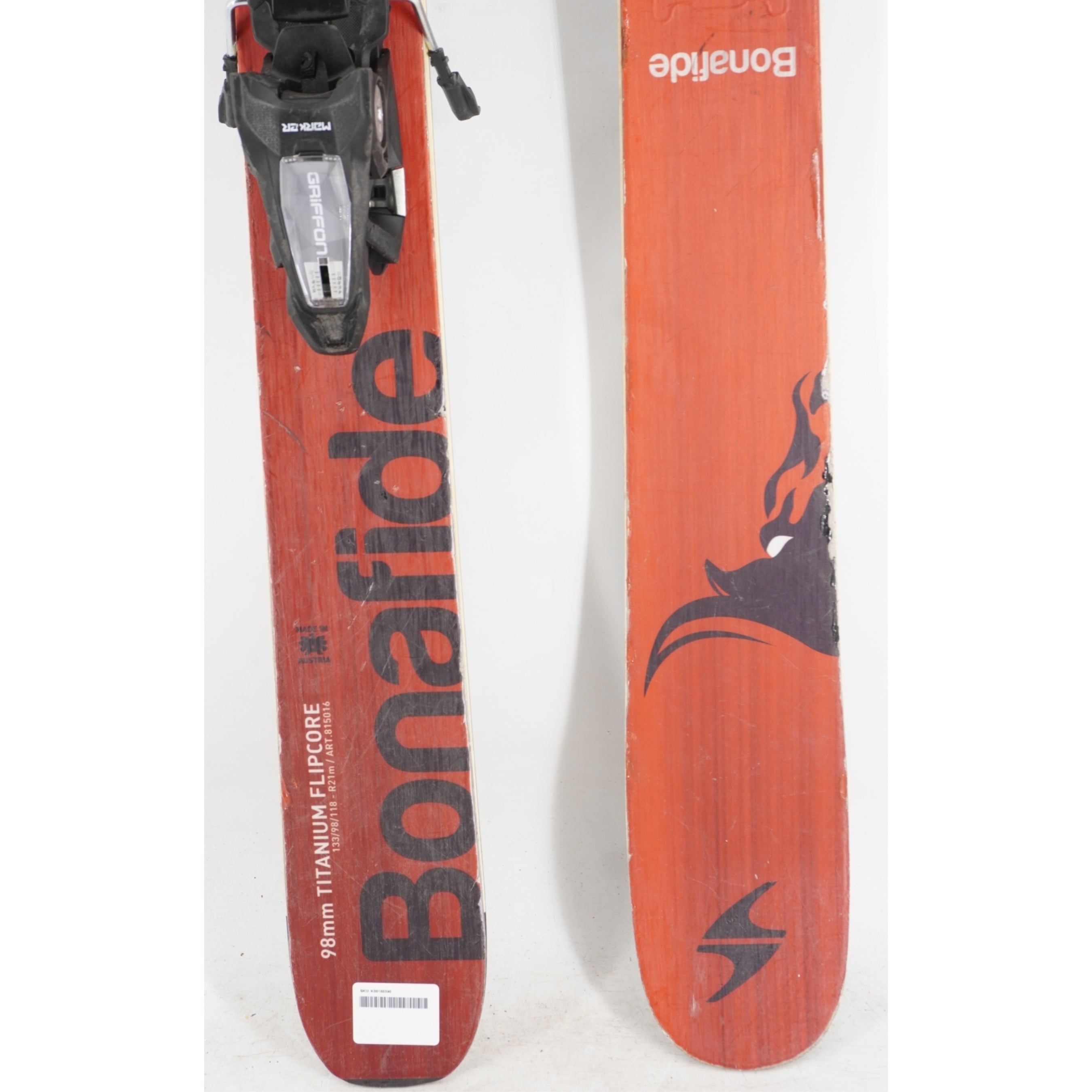 Blizzard Bonafide 98 Adult Demo Skis with Bindings - 180 cm Used