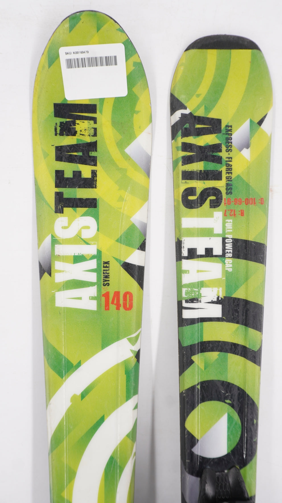 Axis Team Synflex Kids Skis with Bindings - 140 cm Used