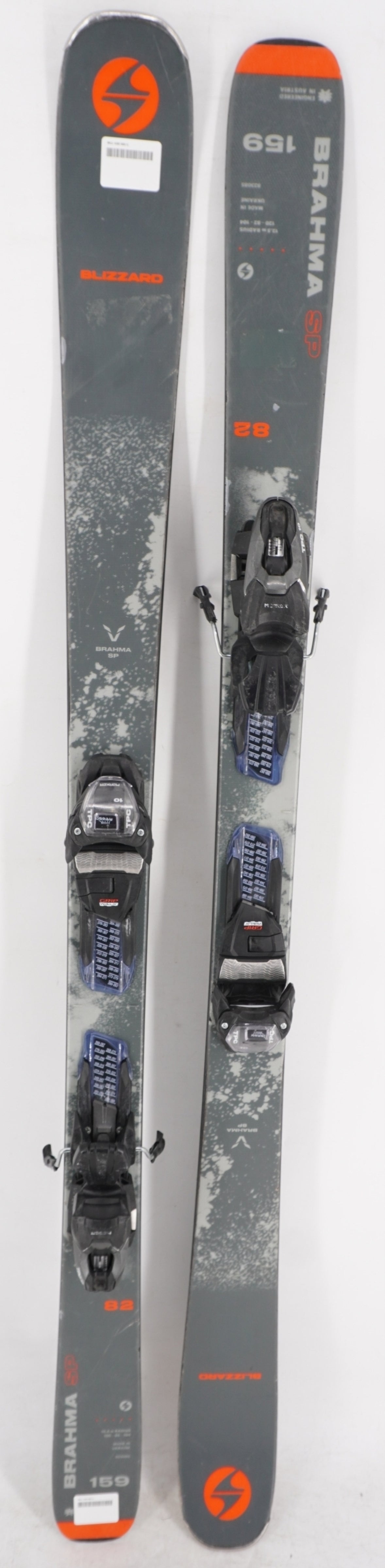 Blizzard Brahma SP 82 Adult Demo Skis with Bindings - 159 cm Used