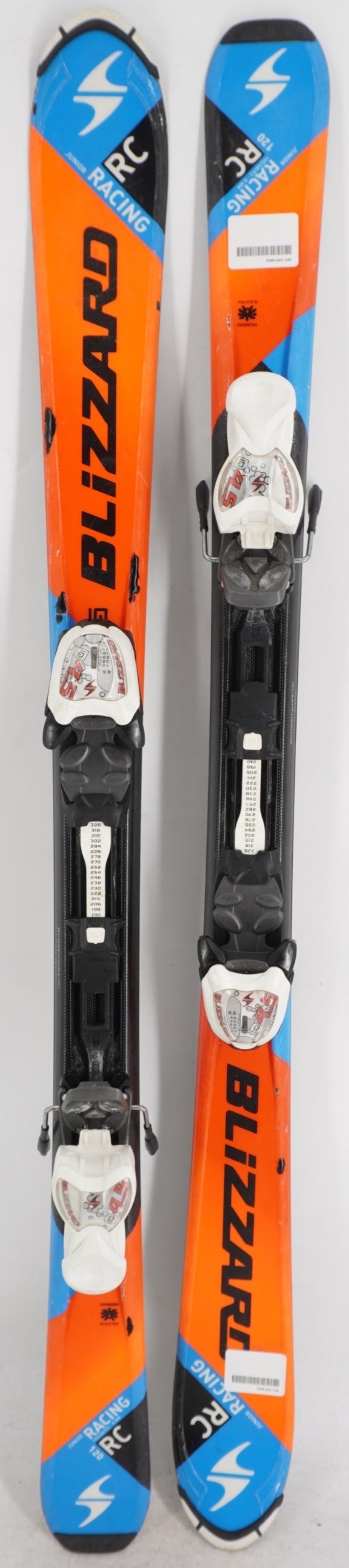 Blizzard RC Racing Junior Kids Skis with Bindings - 120 cm Used