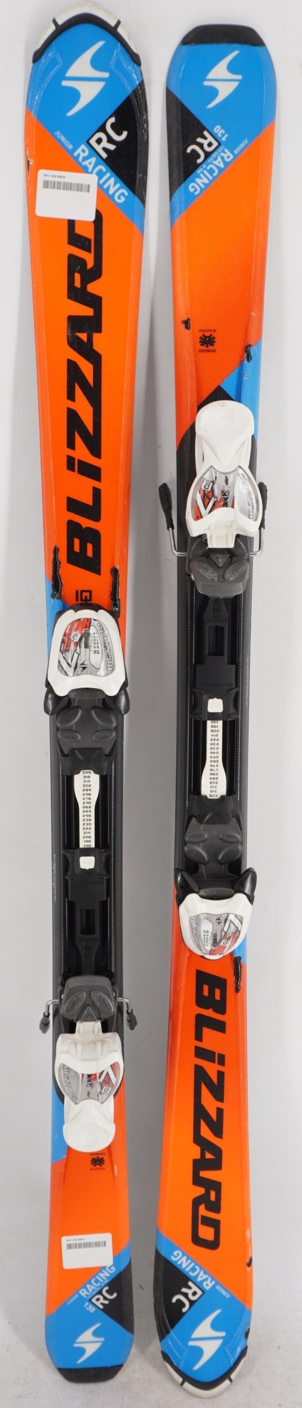 Blizzard RC Racing Junior Skis with Bindings - 130 cm Used