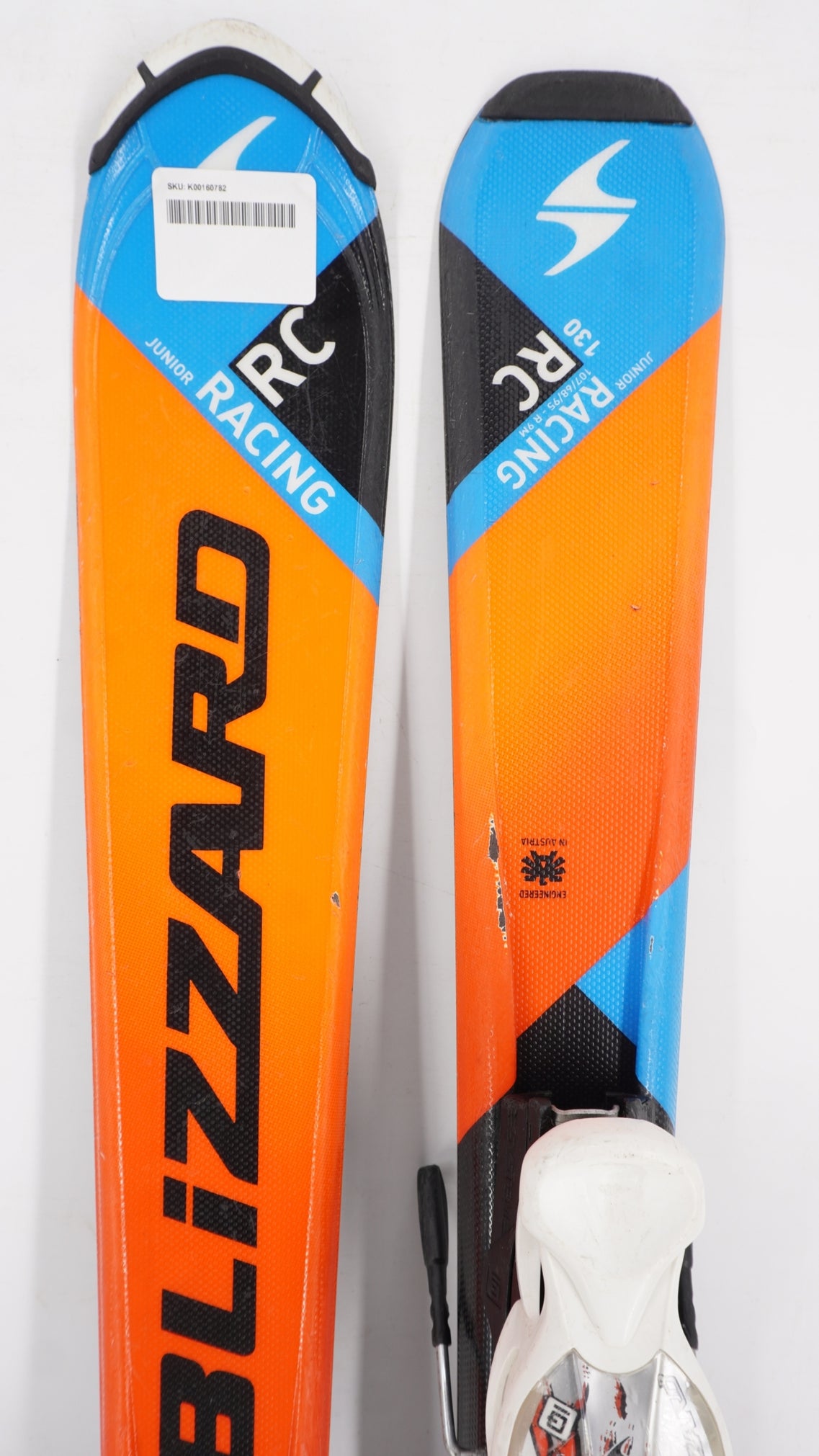 Blizzard RC Racing Junior Skis with Bindings - 130 cm Used
