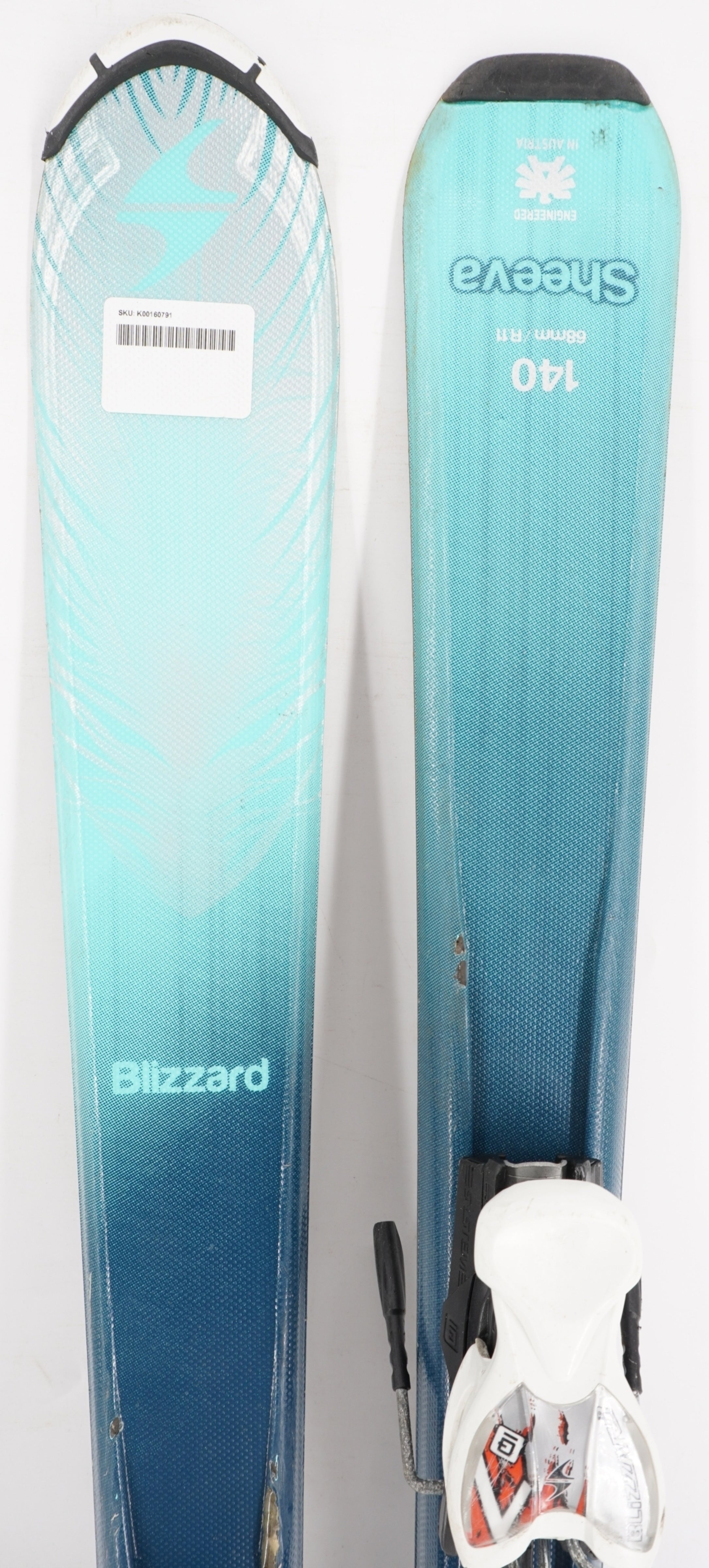 Blizzard Sheeva 68 Junior Skis with Bindings - 140 cm Used