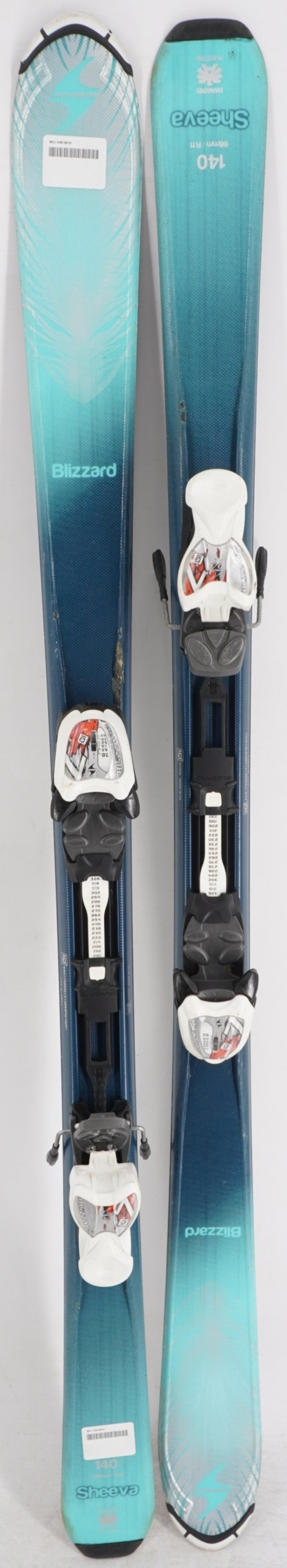 Blizzard Sheeva 68 Junior Skis with Bindings - 140 cm Used