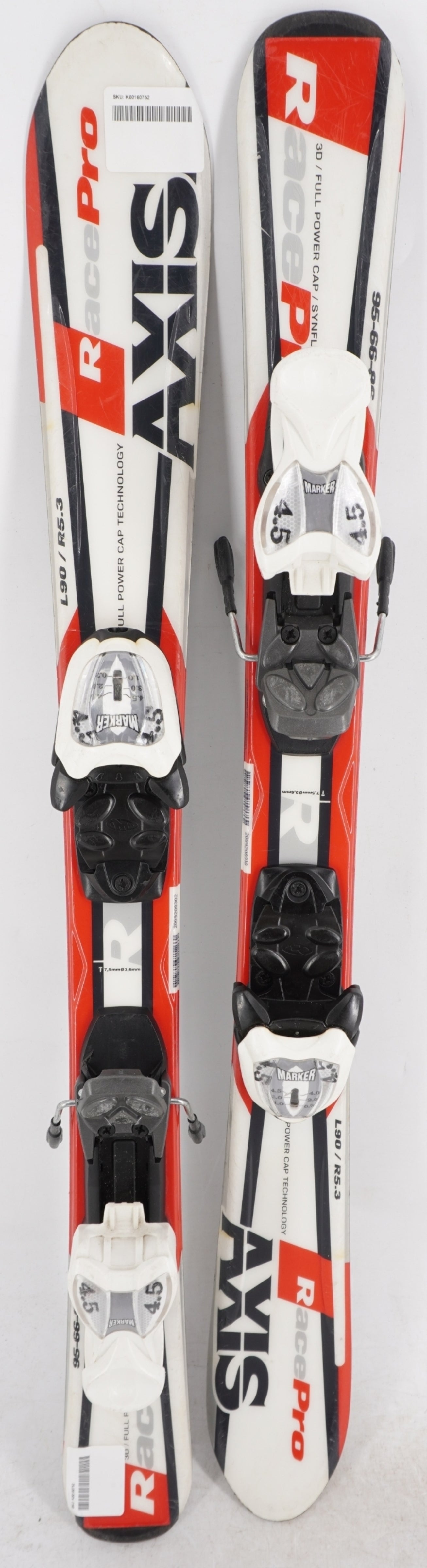 Axis Race Pro Kids Skis with Bindings - 90 cm Used