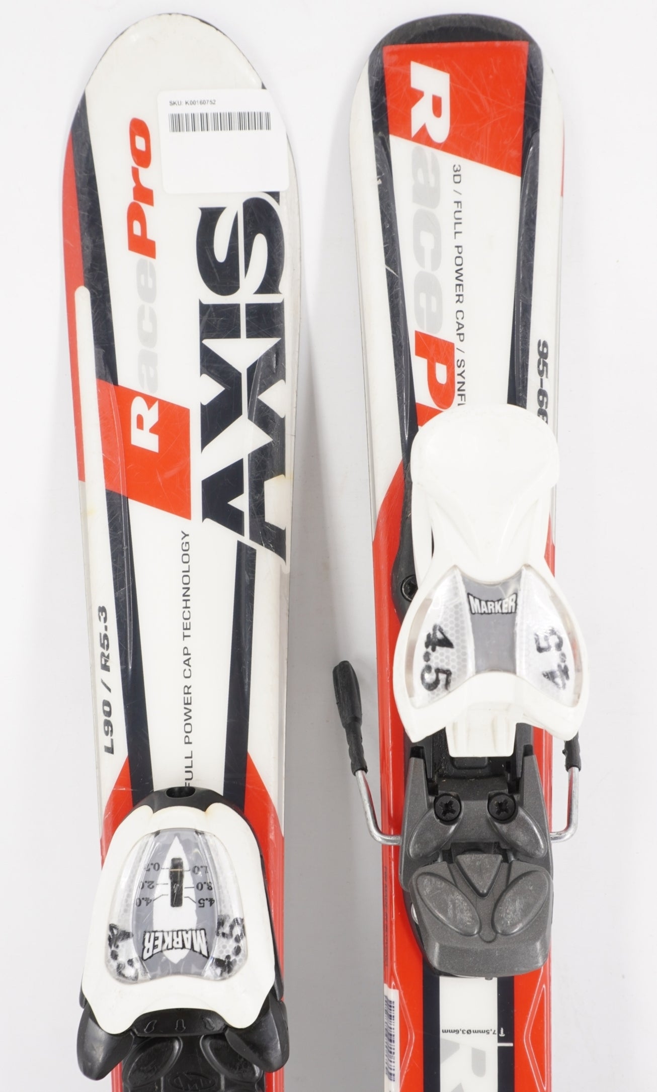 Axis Race Pro Kids Skis with Bindings - 90 cm Used
