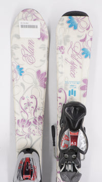 Elan Lil' Spice Kids Skis with Bindings - 100 cm Used