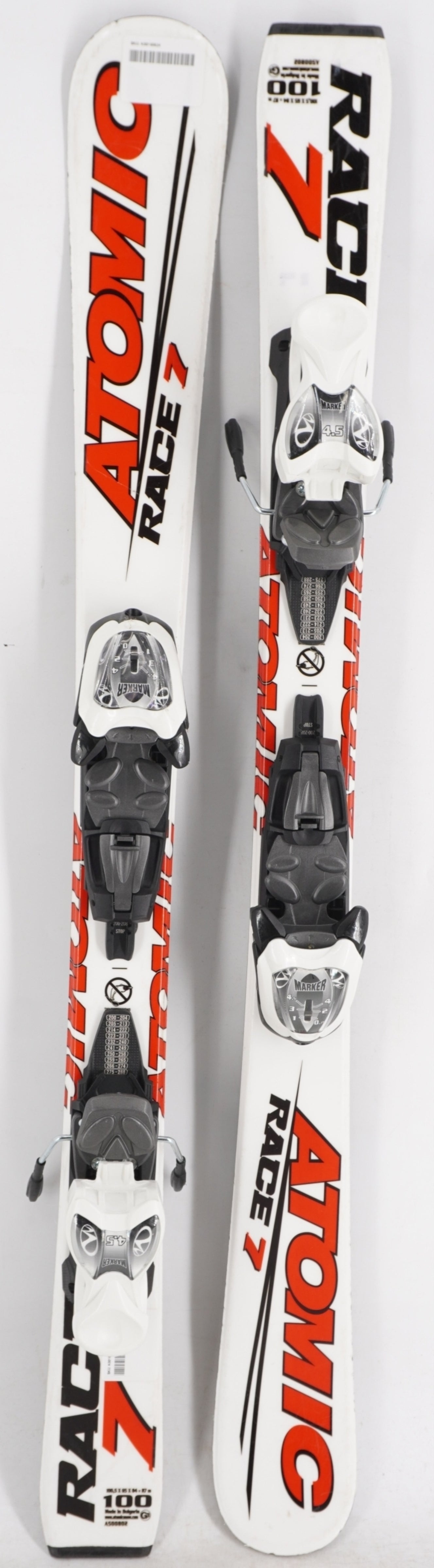 Atomic Race 7 Kids Skis with Bindings - 100 cm Used