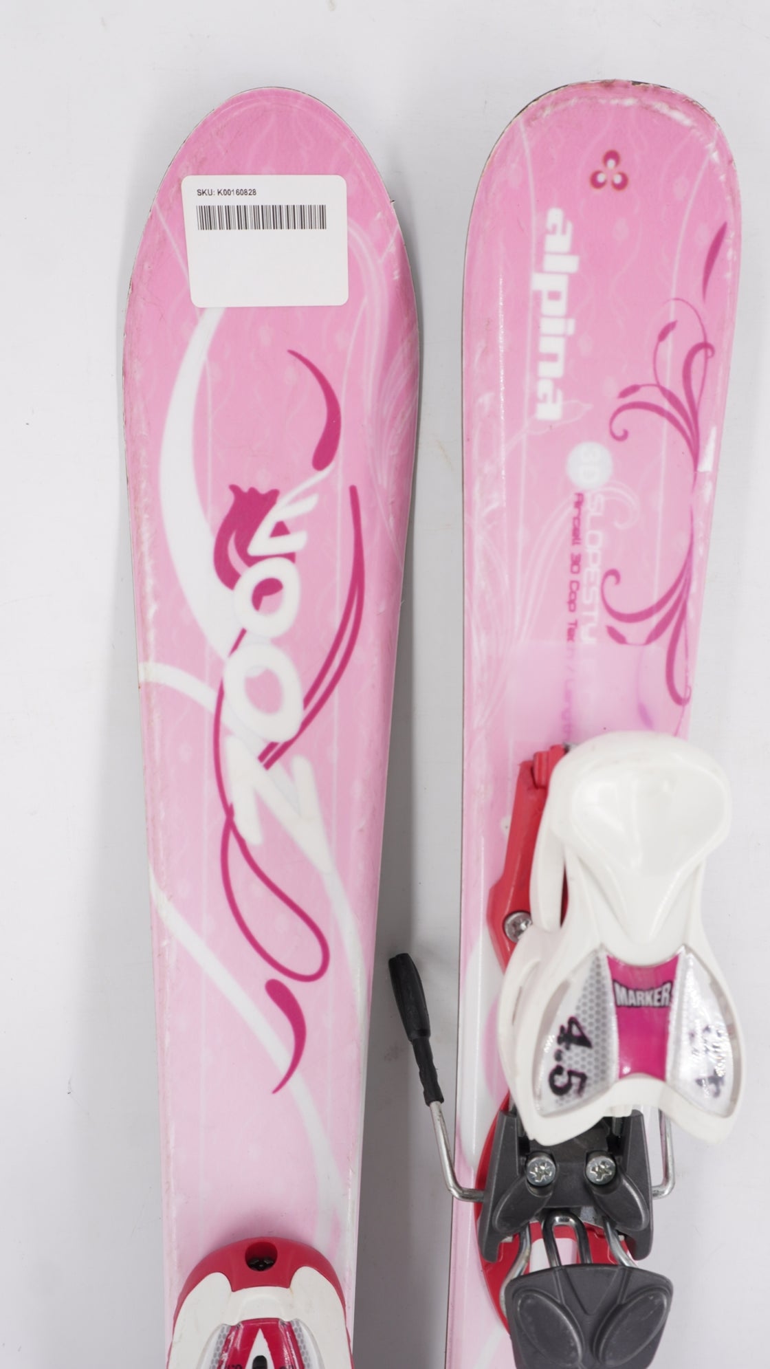 Alpina Zoom Kids Skis with Bindings - 100 cm Used
