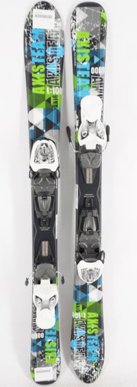 Axis Team Kids Skis with Bindings - 100 cm Used