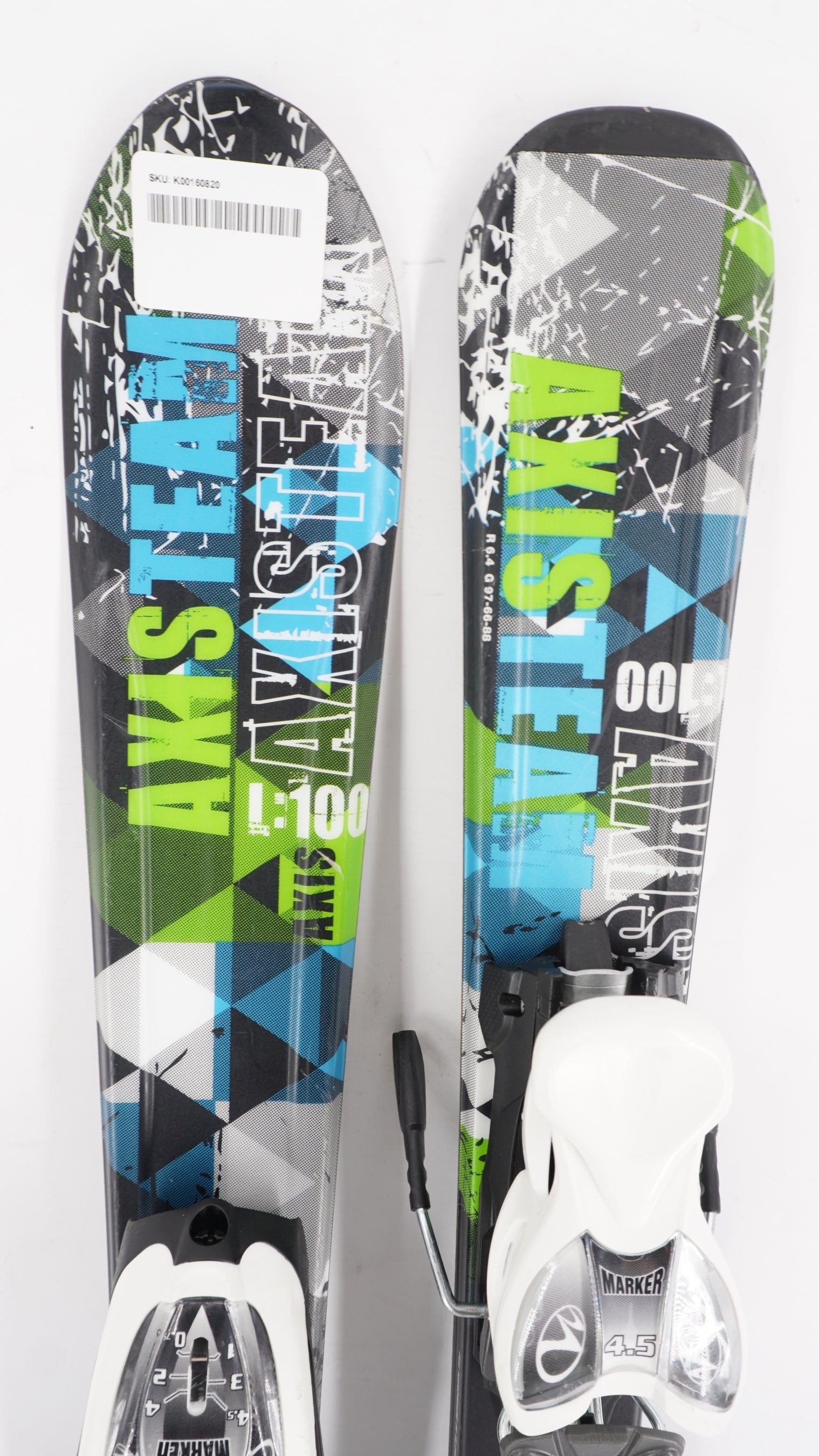 Axis Team Kids Skis with Bindings - 100 cm Used