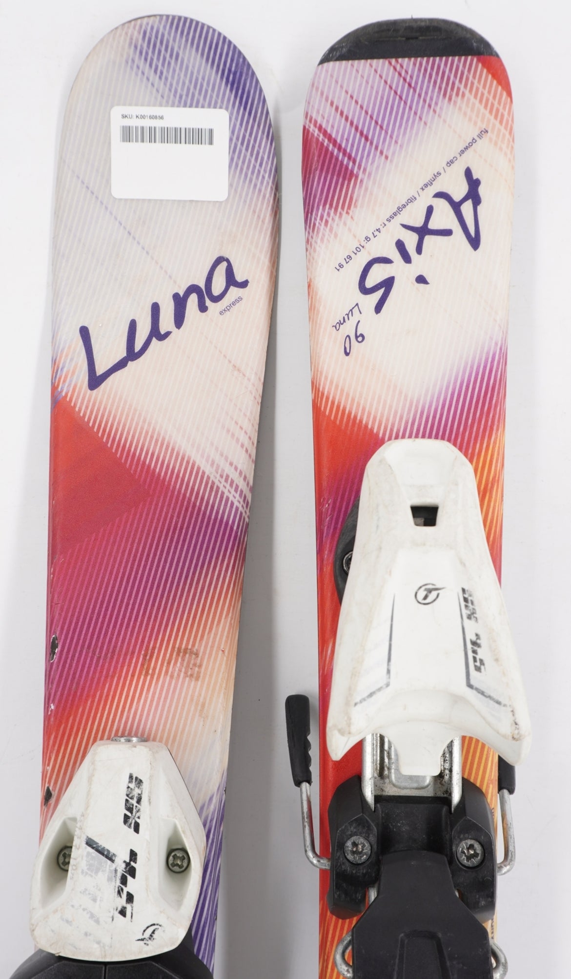 Axis Luna Kids Skis with Bindings - 90 cm Used