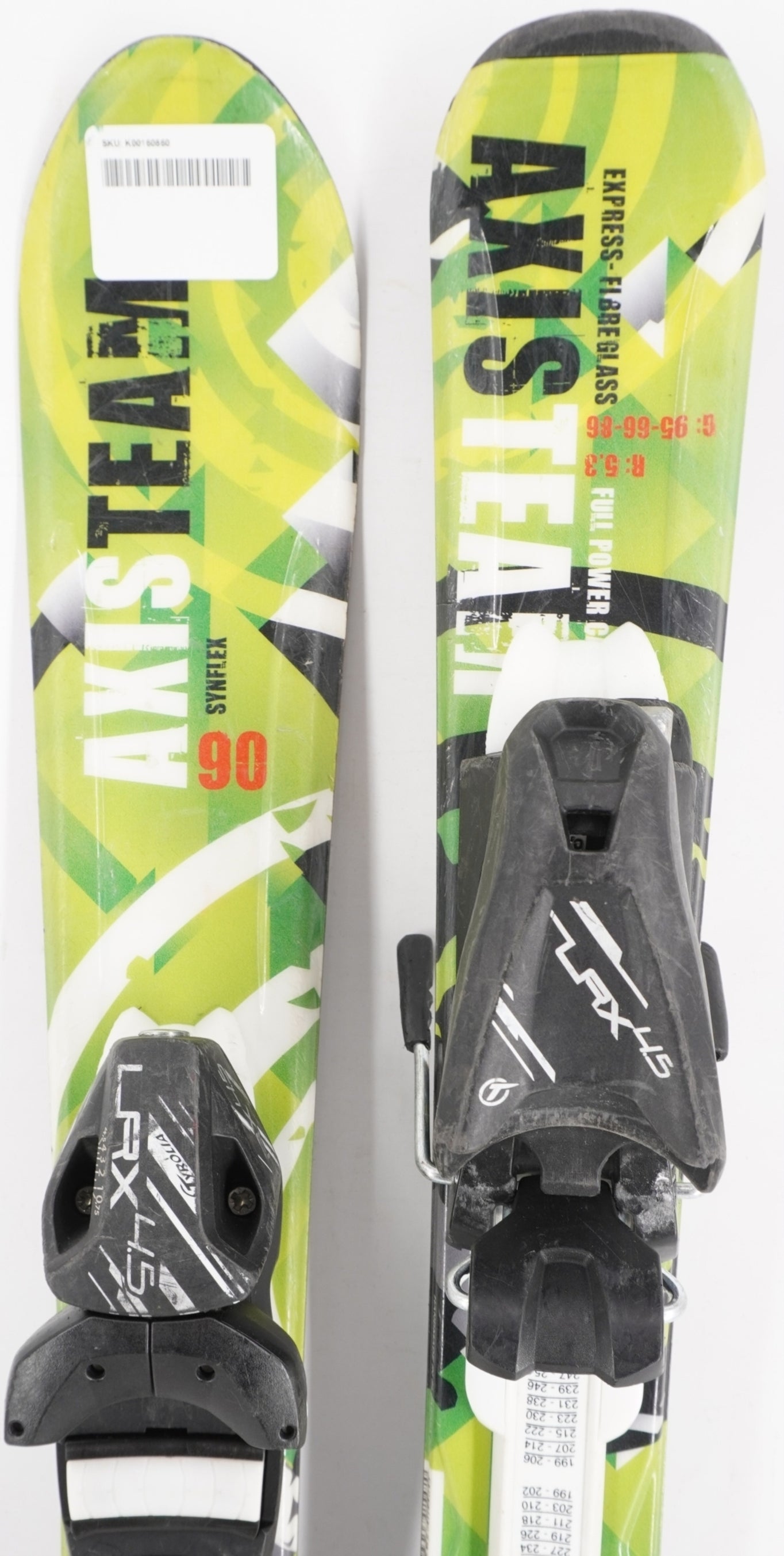 Axis Team Synflex Kids Skis with Bindings - 90 cm Used