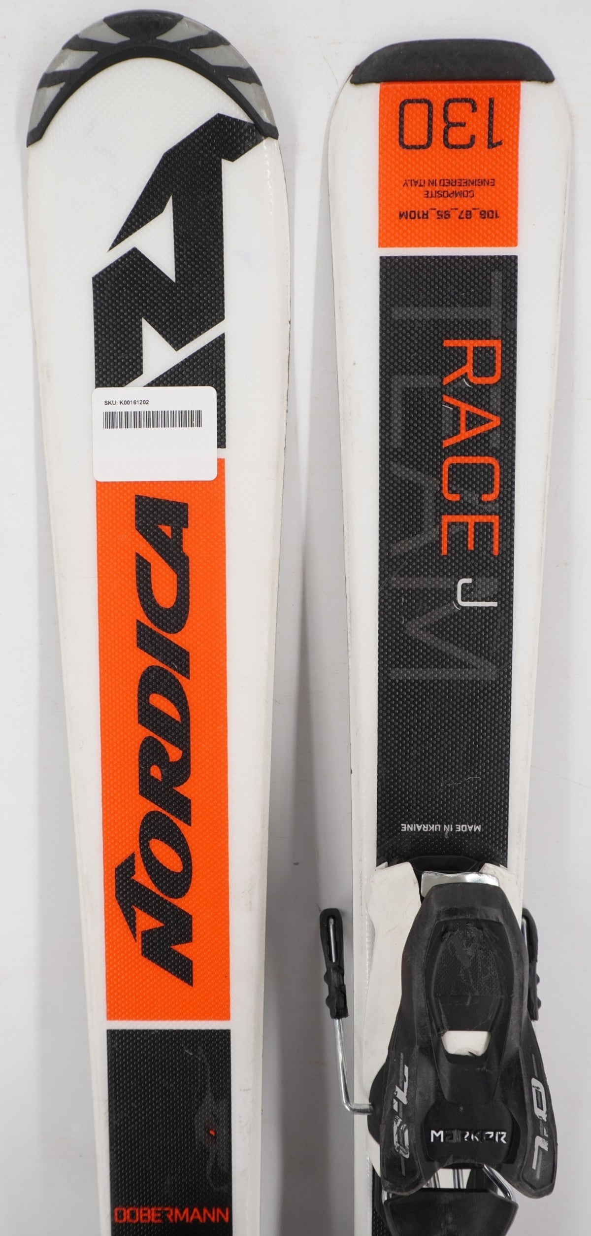 Nordica Dobermann Team RJ Junior Skis with Bindings - 130 cm Used ...