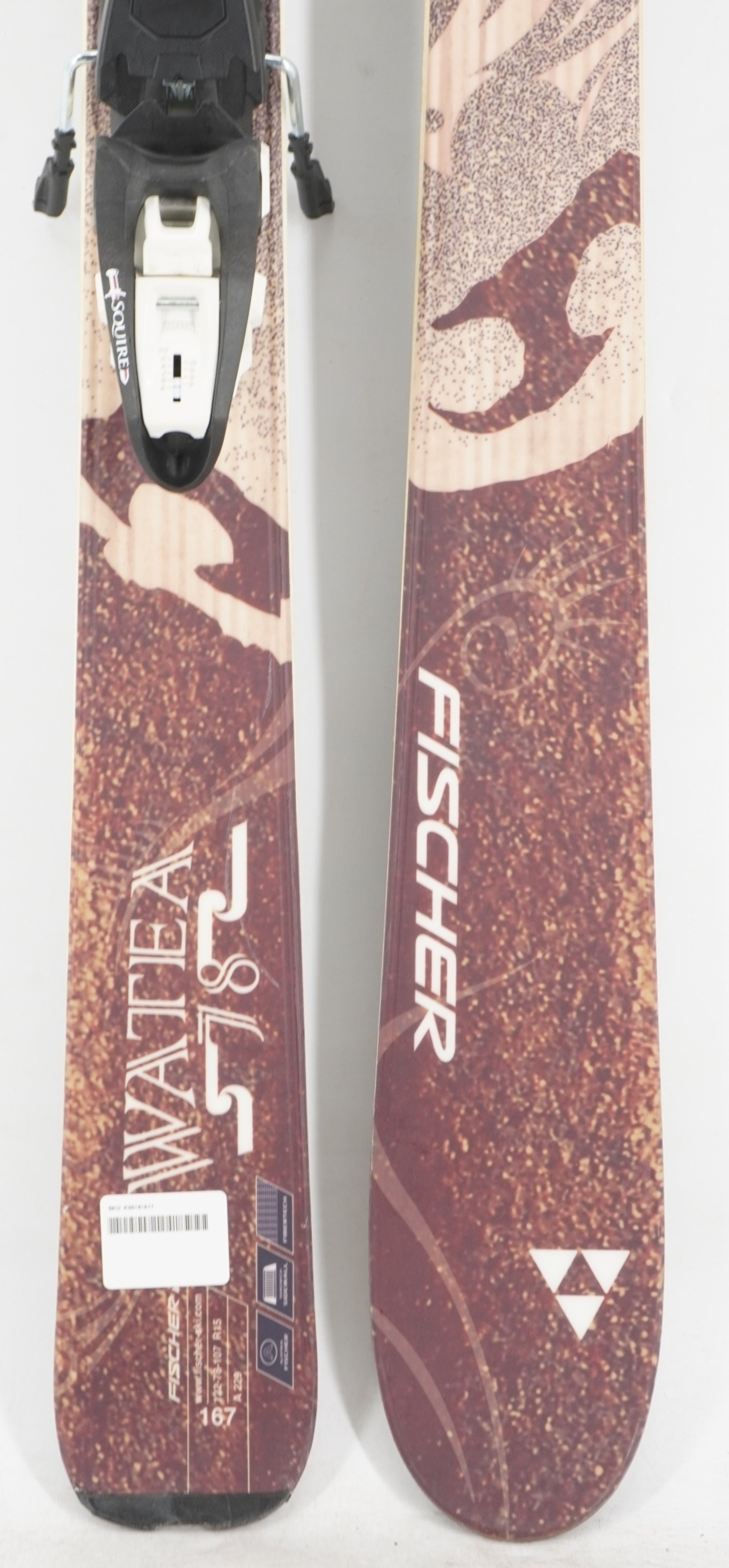 Fischer Watea 78 Women's Demo Skis with Bindings - 167 cm Used