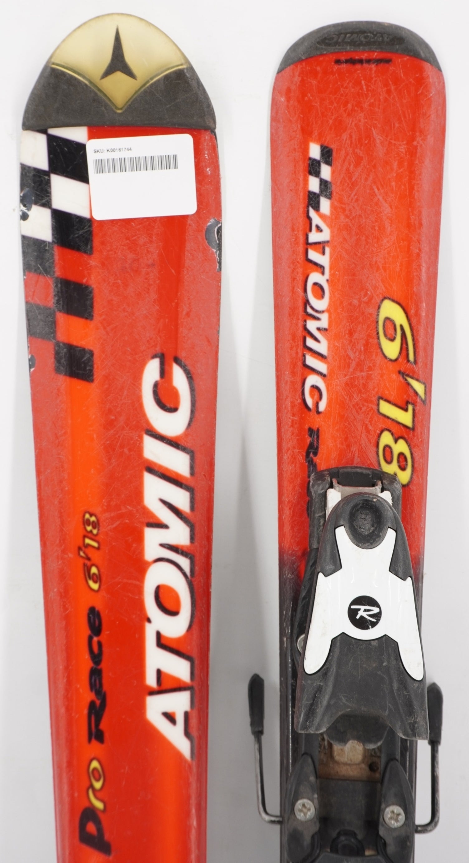 Atomic Pro RC 6'18 Kids Skis with Bindings - 120 cm Used