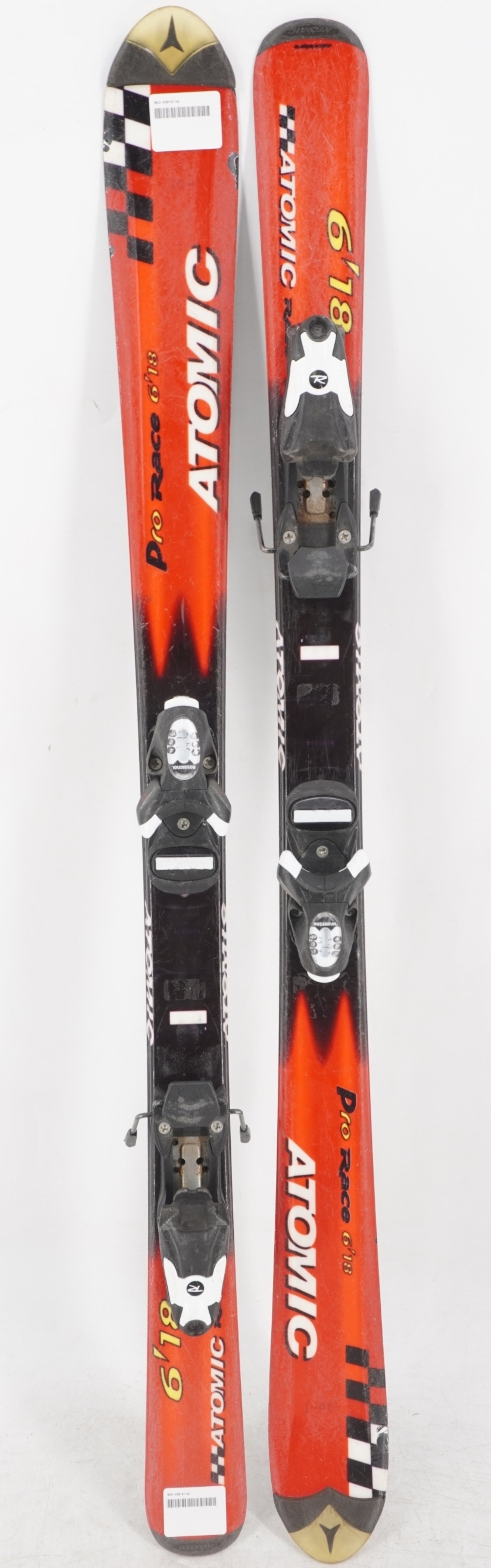 Atomic Pro RC 6'18 Kids Skis with Bindings - 120 cm Used