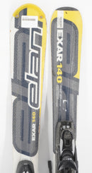 Elan Exar Adult Skis with Bindings - 140 cm Used