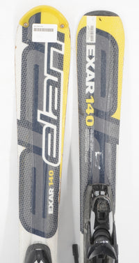 Elan Exar Adult Skis with Bindings - 140 cm Used