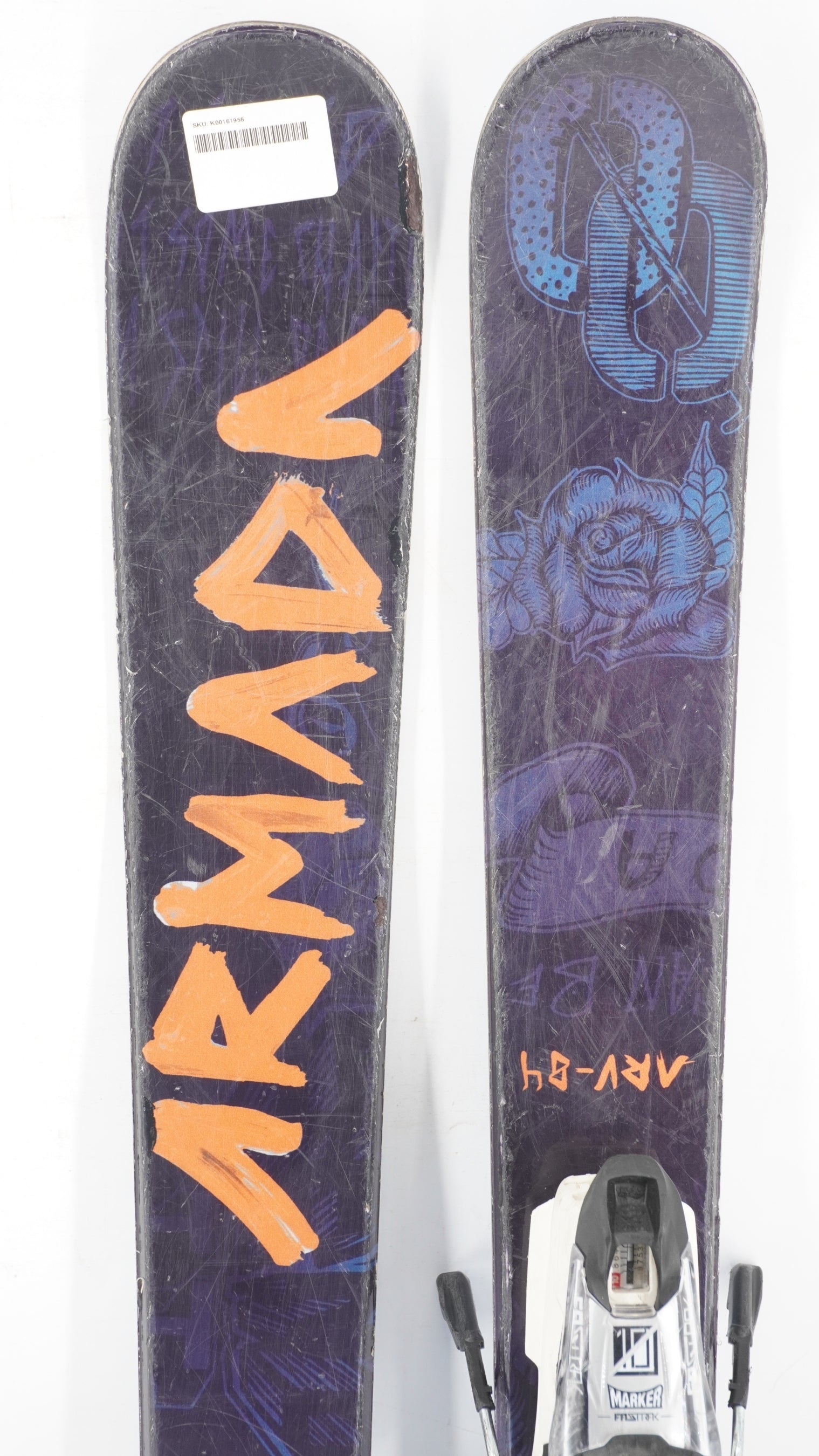 Armada ARV-84 Twin Tip Adult Skis with Bindings - 156 cm Used