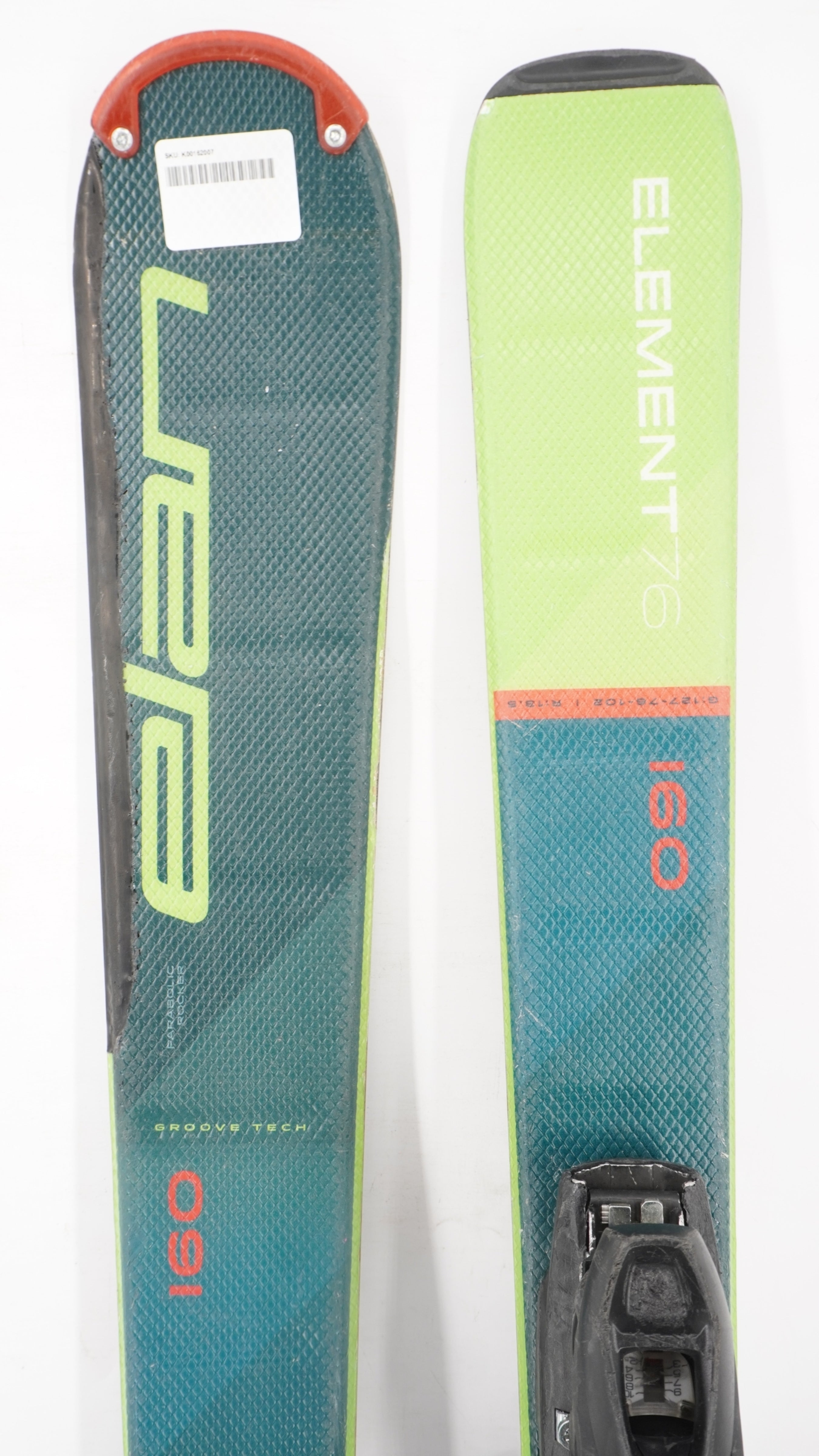 Elan Element 76 Adult Skis with Bindings - 160 cm Used