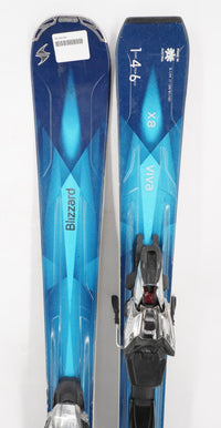 Blizzard Viva X8 Women's Demo Skis with Bindings - 146 cm Used