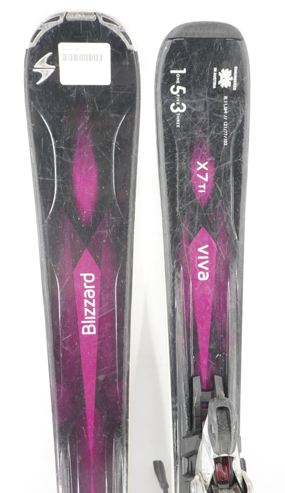 Blizzard Viva X7 TI Women's Demo Skis with Bindings - 153 cm Used
