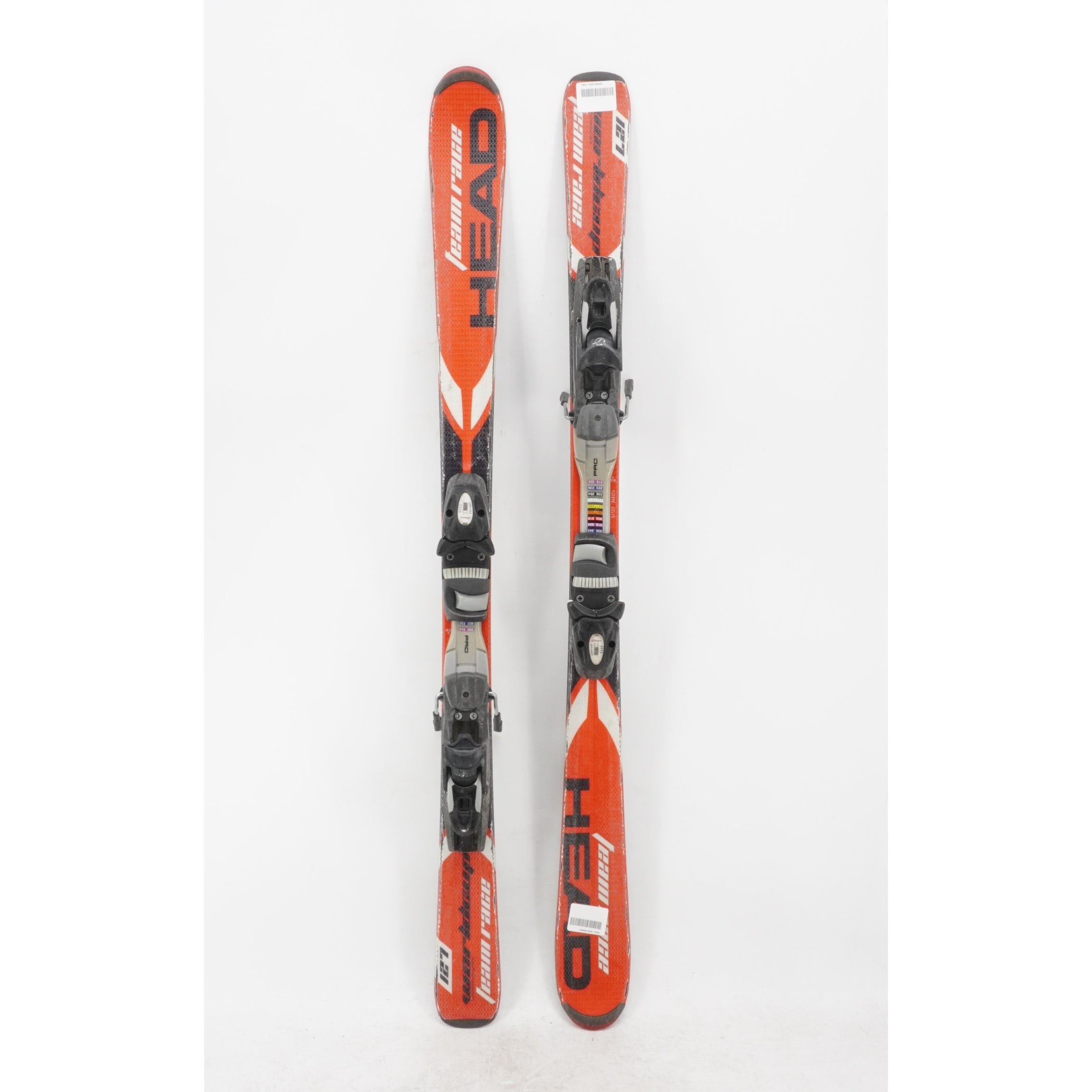 Head Worldcup Team Race Skis with Bindings - 127 cm Used