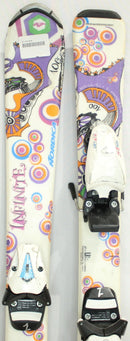 Nordica Infinite Kids Skis with Bindings - 100 cm Used