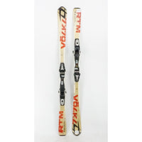 Volkl RTM 7.4 Adult Skis with Bindings - 163 cm Used